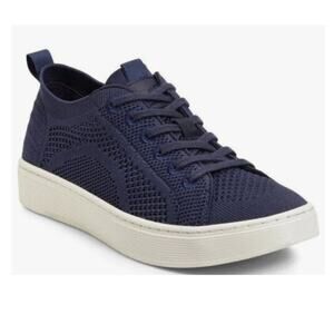Sofft NEW Somers Knit Shoes Women's Size 11 M Blue Sneakers Textile Leather
